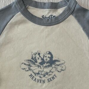 Brandy Melville Heaven Sent Baby Tee